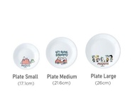Corelle 康寧餐具史努比露營款 餐具組3件裝
