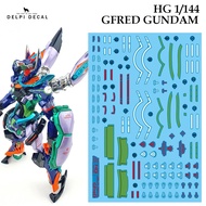 [DELPI DECAL] 587 HG 1/144 GFRED GQUUUUUUX GUNDAM WATER SLIDE DECAL