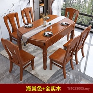 Square Round Dining Table Dual-Use Table Small Apartment Combination Foldable Household Retractable 