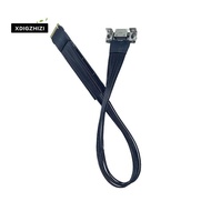 M.2 to Oculink 4i Extension Cable for M.2 Mkey NVME to SFF8611 Adapter Cable PCIe 4.0 X4 Gen4 Silver