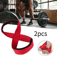 [Phenovo] 2x Weight Lifting Straps Figure 8 for Gym Workout Enthusiasts Weightlifters