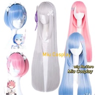 Flower mesh Wig [Available] Emilia/Ram/Rem cosplay Wig/Wig - Re: Zero (ver kid and maid) pink [Miu C