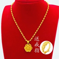 Kalung Lapis Emas 24k 999 Asli Gaya Vietnam Sha Untuk Perempuan