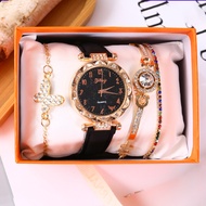 Valentine's Day Gift Diamond Ladies Watch Bracelet Set Holiday Girlfriend Girlfriend Gift Set
