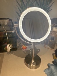 LED 燈化妝鏡 3倍放大USB頭
