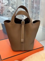 Hermes🌟Picotin 18 大象灰銀 tc stamp K