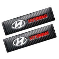 2pcs Car Styling Seat Belt Protective Cover Auto Badge Shoulder Pad Accessories For Hyundai N perfor