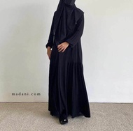 Abaya Rempel Pinggir By Madani Thelabel