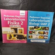 Guidelines for Physics and Biology Laboratory Activities for Grade 8, VIII, SMP, Ipeka, KGBS Physics