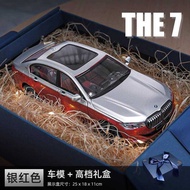 Birthday Gift BMW 7 Series 760Li Alloy Simulation Car Model Hand-Made High-End Sound Light Toy Car M