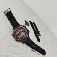 Ribbed Nylon 2 Pcs Style Strap Casio DW291 DW291H includes Adapter