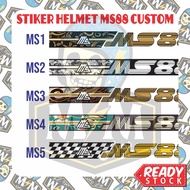 STIKER MS88 CUSTOM | NS88 | APOLLO | HELMET |  MIMEMPAYAR
