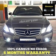 Mercedes W211 W212 E Class 6500k White Canbus LED Headlight Bulb Error Free - 9006 H7 H8 H11 HB3 HB4