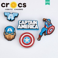 Jibbitz cross Shoe Buckle Hole Shoe Accessories Captain America Fashion Shoes Accessories