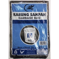 PLASTIK SAMPAH / GARBAGE BAG SIZE M 56CM X 84CM 30PCS
