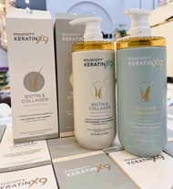 Dầu gội xả Voudioty Keratin X9 Biotin & Collagen 500ml