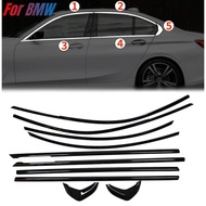MRD Body And Window Trim For BMW G20 G28 F30 Stainless Steel Glossy Black Window Trim Strips