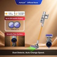 Airbot Hypersonics PRO Detect | 38000Pa Smart Handheld Cordless Vacuum Dust Mites Pets Friendly HEPA