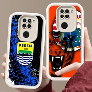Case for Xiaomi Redmi Note 9S 8 9 Pro Max Soft White E21 Football Club Persib