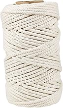 Abaodam 1 Roll thick macrame cord macrame rope braided jute rope macrame cord 5mm jute thread 5mm macrame cord macrame materials macrame thread knitting rope self made crochet cotton