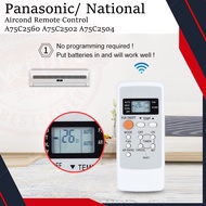 Panasonic / National Aircond Remote Control  A75C2560 A75C2502 A75C2504