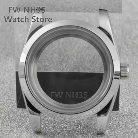 NH35 Case for Datejust Sapphire Crystal 10ATM Waterproof 36/39/41mm Men Watch Case Fit NH35/36 Movem