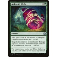 MTG: March of the Machine: Aftermath (MAT) U 020 - Animist's Might (Non-Foil/Foil)