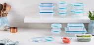 Snapware Total Solution Glass and Plastic Food Storage Container Containers Set BPA Free, Meal Prep, Leak-Proof. MADE IN USA.