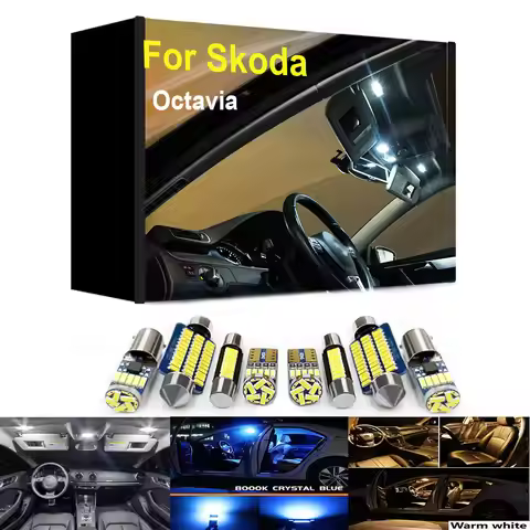 For Skoda Octavia 1 2 3 A4 A5 A7 RS MK1 MK2 MK3 1U 1U2 1Z 1Z3 5E3 5E5 Combi Accessories Car Interior