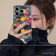 Painted squares are suitable for Apple17promax Shell iphoneair Minimalist Art16/15/14/13pro Full Hem