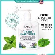 【Ready Stock】Hand Sanitizer Liquid Spray-type Non-sticky 75% Alcohol Content Peppermint Essential Oil - The Asli Co.