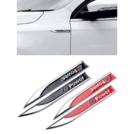 Car Styling 3D Metal Left Right Wing Fender Decor Sticker for BMW M Power Badge 1 3 5 7 Series M3 M5