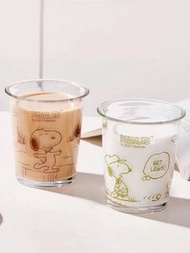 🩷(預訂) Snoopy 史努比玻璃杯一套