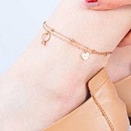 < 316 Shop > Today [XE57] (High-Quality Titanium Steel Anklet-Korean Simple Anklet/Love Anklet/Bead 