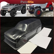 [PETSOLA] 1:10 Scale Body Shell 313mm Wheelbase Hard Shell Car Body Shell Transparent Body for RC Ca