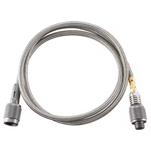 Gas Accessories Gas Stove Adapter Extend Tube Stainless Steel BBQ Gas Stove Hose Burners Extension T