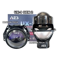 Biled Projector UX-1 Gen 2 AES 3 inch Bluelens Free Demon Eyes Biled AES 3 inch UX Series Lampu LED 