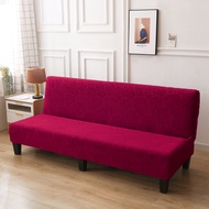 {QW Sofa Cover} LANMOLIFEStretch Futon Sofa Cover Armless Sofa Bed Cover Spandex Non-Slip Machine Wa