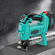 Electric Grease Gun 4.0Ah 24V Rechargeable Lithium Battery Cordless Grease Gun Automatic Butter Mach