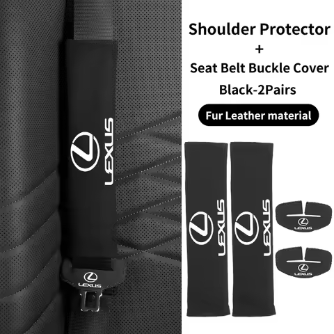 Car Seat Belt Protector Cover Safety Belt Shoulder Pad Accessories For Lexus F SPORT ES ES300 GS IS 