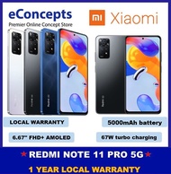 Brand new XIAOMI Redmi Note 11 Pro 5G 8/128GB Local set (Free Bluetooth headset worth $29.90!)