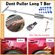 21pcs Dent Puller Kit Car Dent Repair Tools Long T Bar Slide Hammer Glue Tabs Hot Glue Gun Equipment