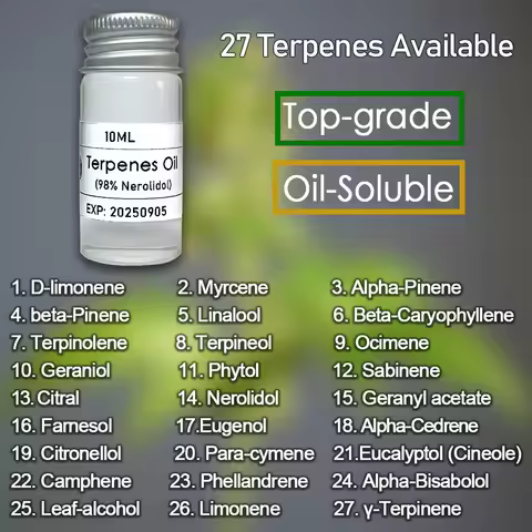 10-30ml Natural Terpenes essence oil raw flavor material to DIY different items for our body or skin