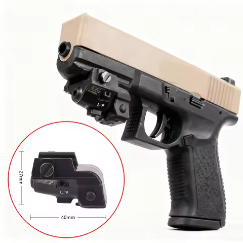Compact Low Profile Laser Sight Red/Green/Blue Dot For G17 G19 Taurus G2C Pistol Gun 20mm Rail Tacti