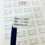 Pharmacy Dosage Sticker - Pre-Printed Dosage Sticker DARKNESS