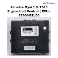 BZJ50 Perodua Myvi 1.3 2015 Engine Control Unit ECU 89560-BZJ50