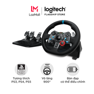 Vô lăng đua xe Logitech G29 Driving Force và bàn đạp thép không gỉ tay lái bọc da thủ công phù hợp P