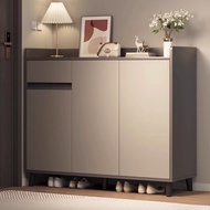 [ SG ] ⚡  Shoe Cabinet Wood Shoe Cabinet Simple Large Capacity Multi Layer Shoe Rack Cabine Door Sho