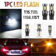 27LED Car LED 1PC LED FLASH Signal Brake Reverse Light Bulb Flash T15/W16W T20/7440 1156/P21W/1156 (