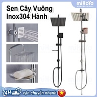 304 Stainless Steel Square Shower Head, Standing Shower Head, Standing Shower Set, Cheap High Qualit